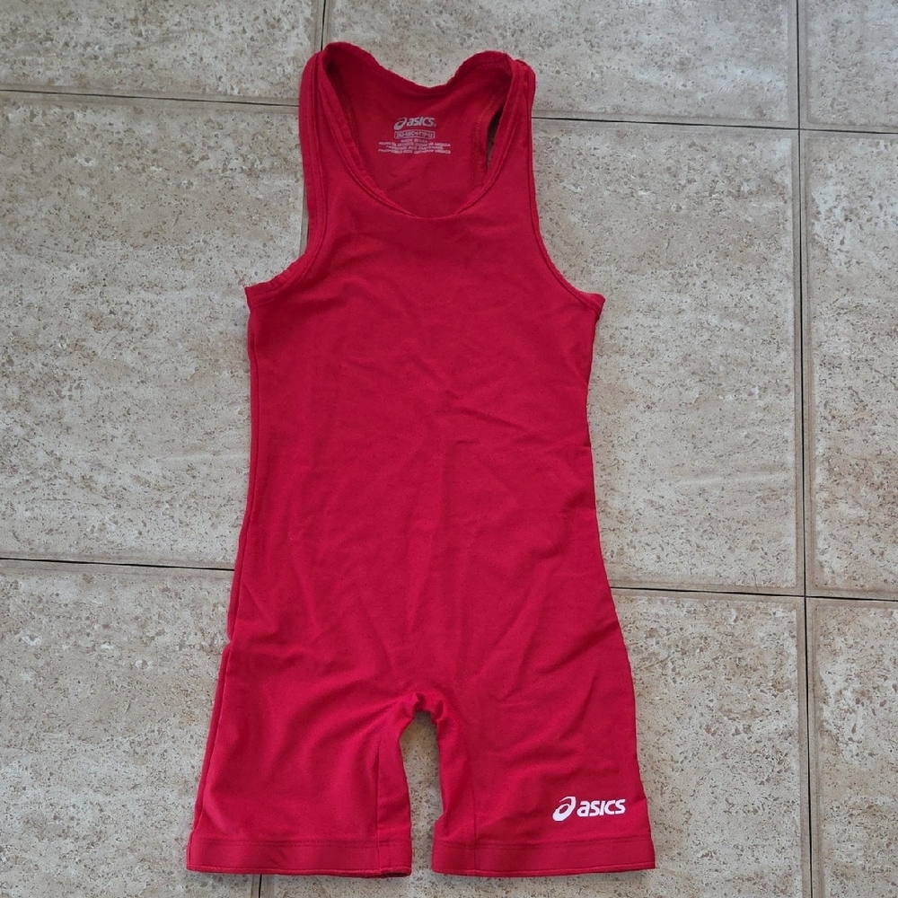 Asics Kids Red Singlet